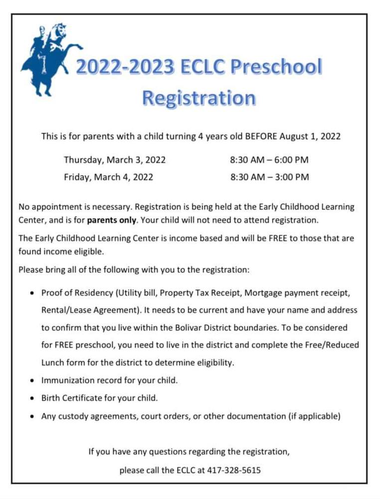 ECLC Registration